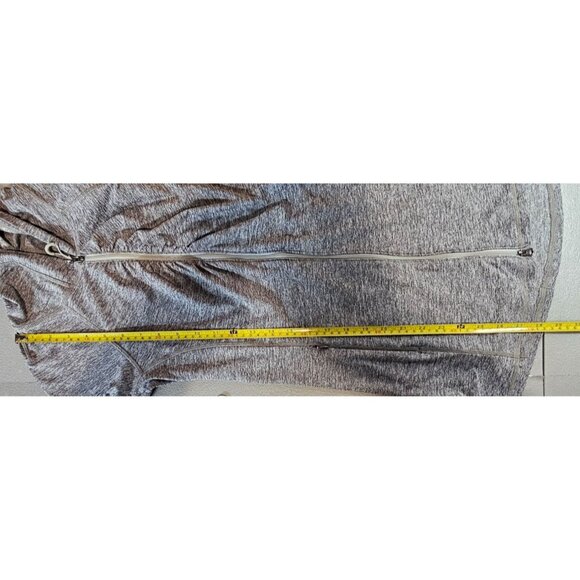 Athleta Womens‎ S Vitamin Sea Heather Gray Jacket UPF 50 - Picture 8 of 11